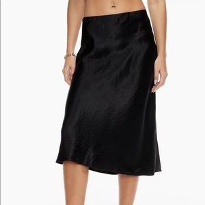 SOLD - Babaton Slip Midi Skirt
